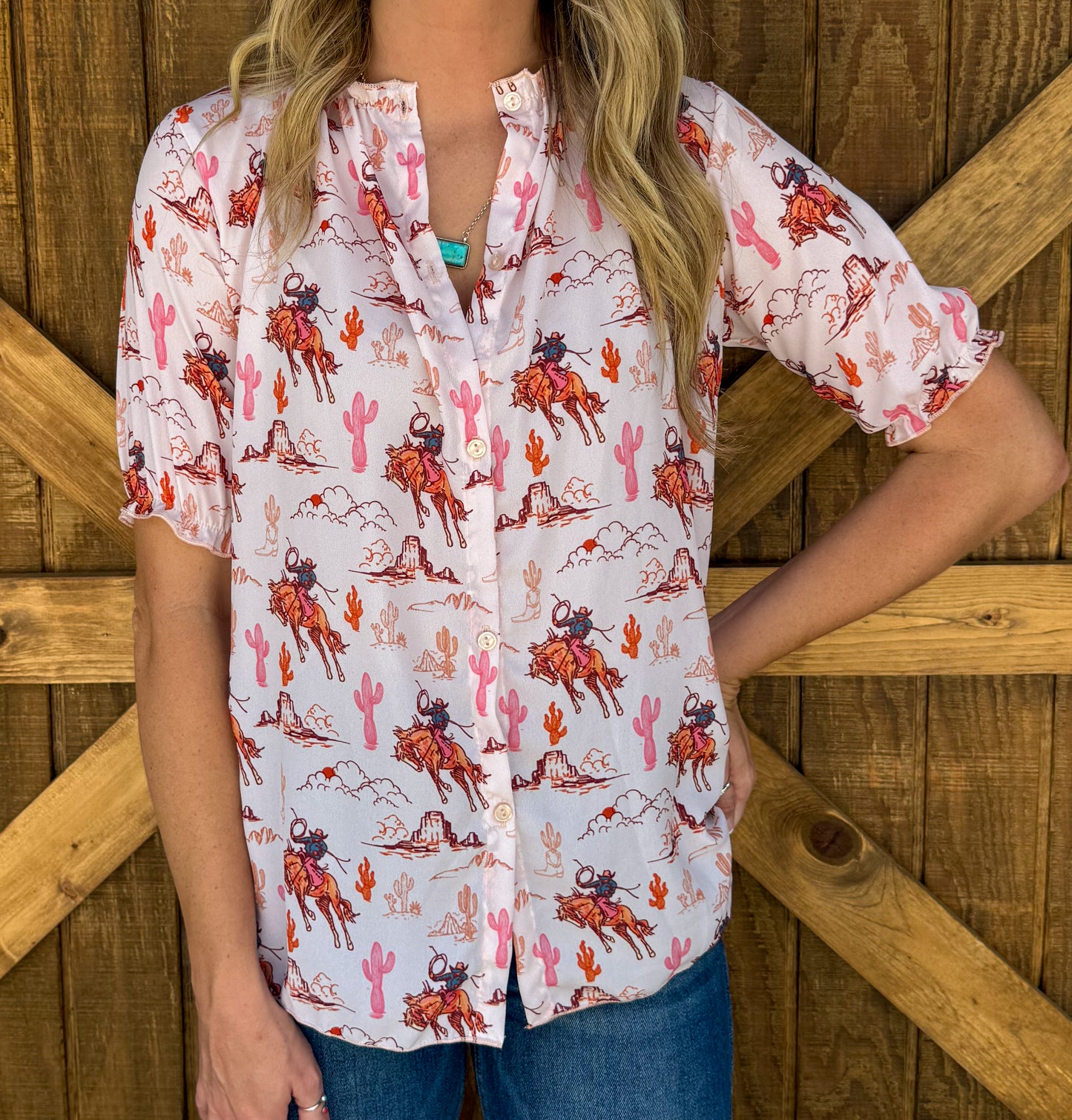 Pink Desert Blouse