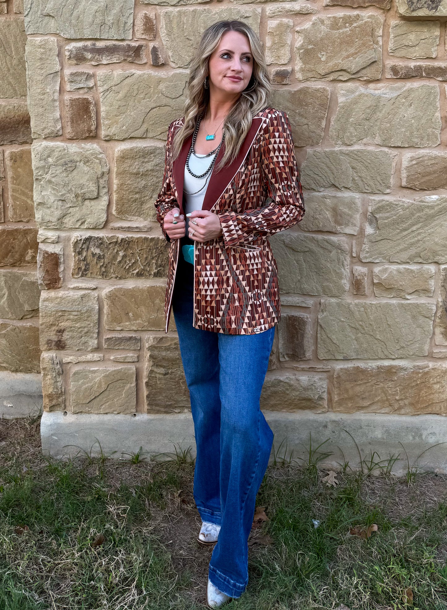 Rodeo Drive Aztec Blazer