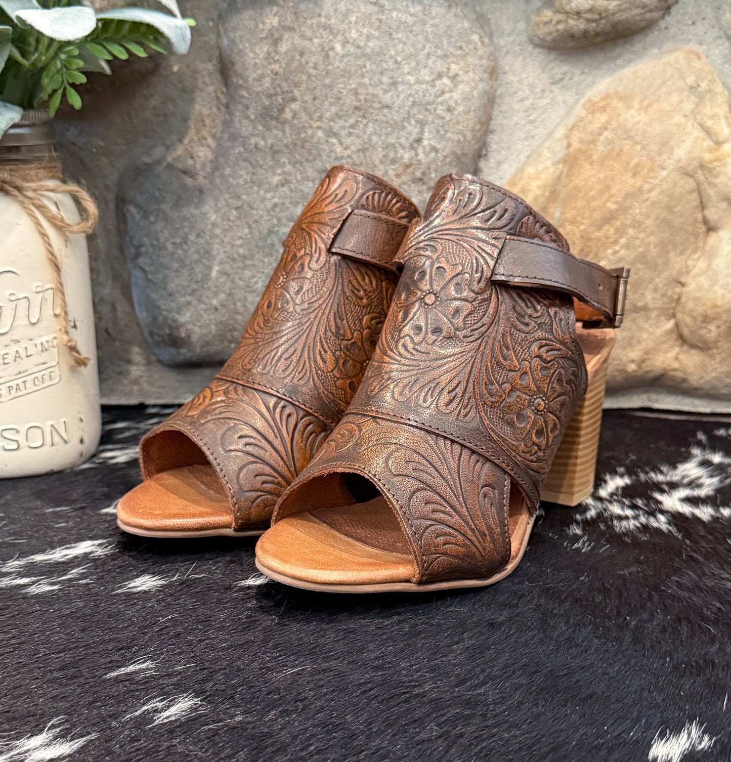 Mika 2.0 Floral Heels by Roper