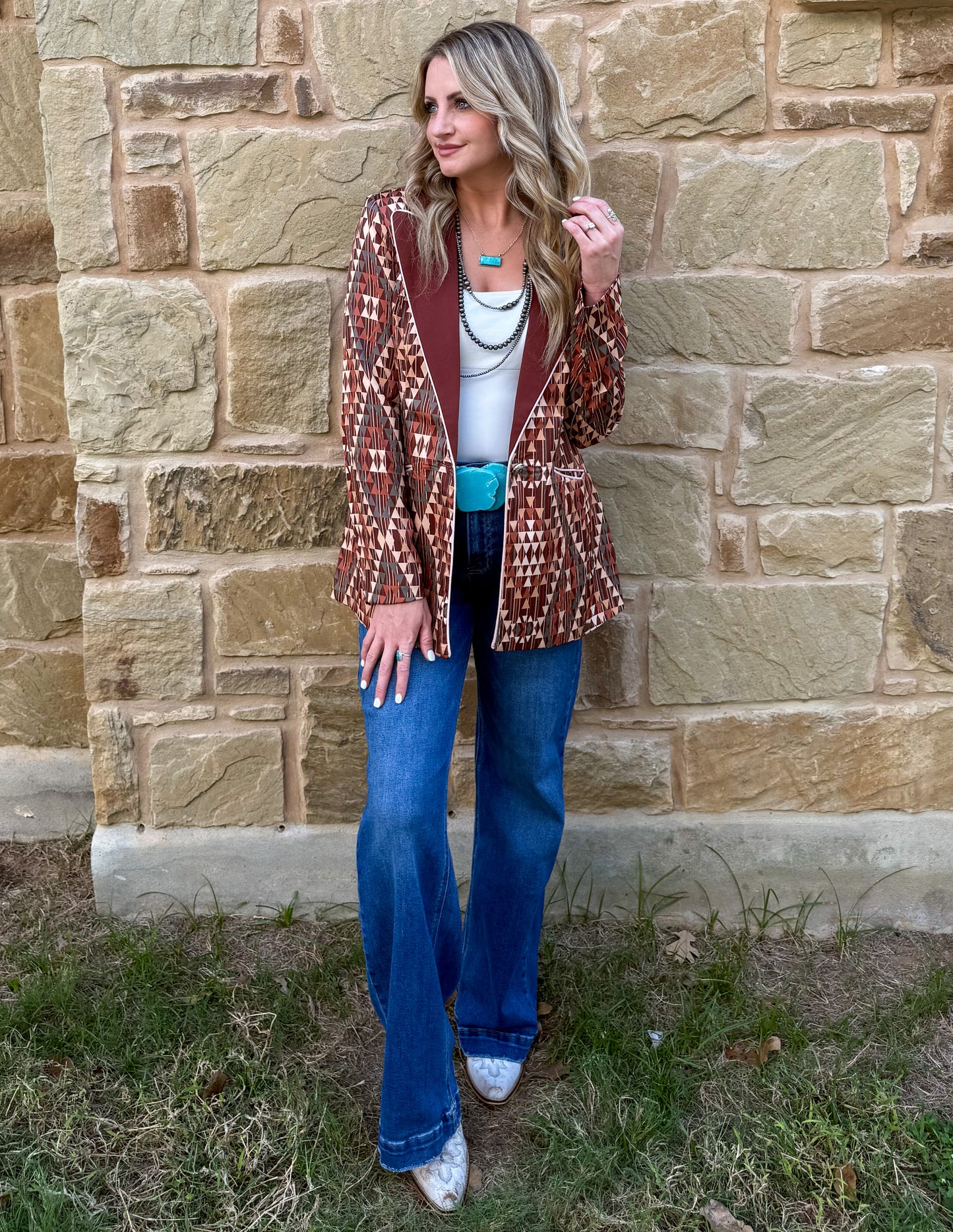 Rodeo Drive Aztec Blazer