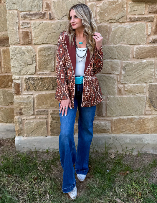 Rodeo Drive Aztec Blazer
