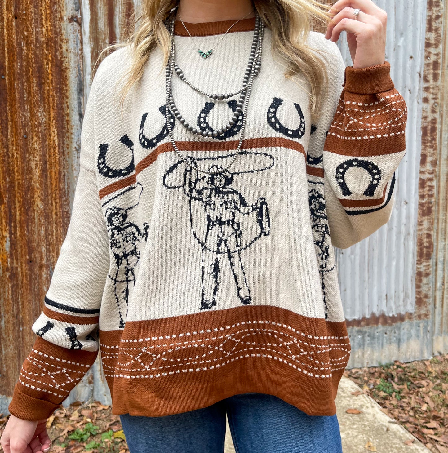 Rootin' Tootin' Cowboy Sweater