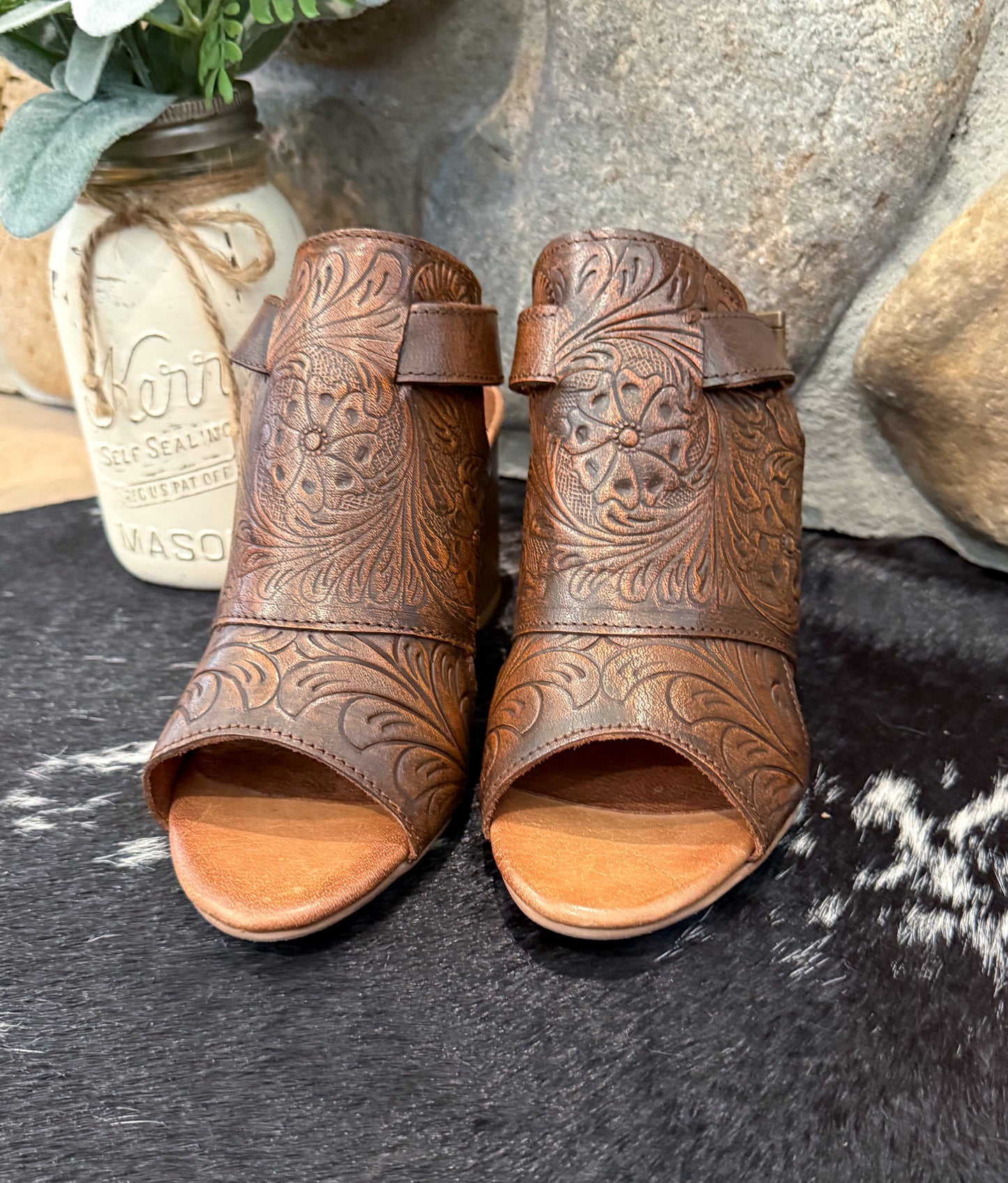 Mika 2.0 Floral Heels by Roper