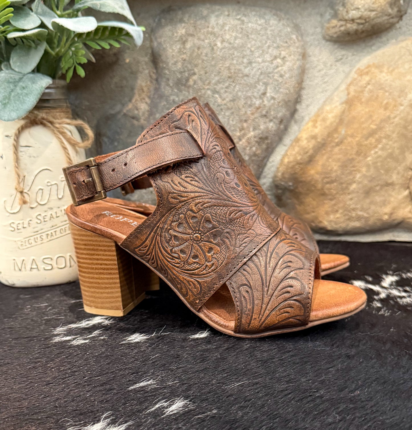 Mika 2.0 Floral Heels by Roper