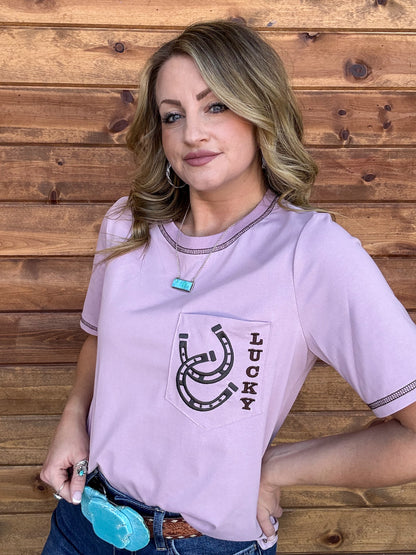 Lucky Horseshoe Tee