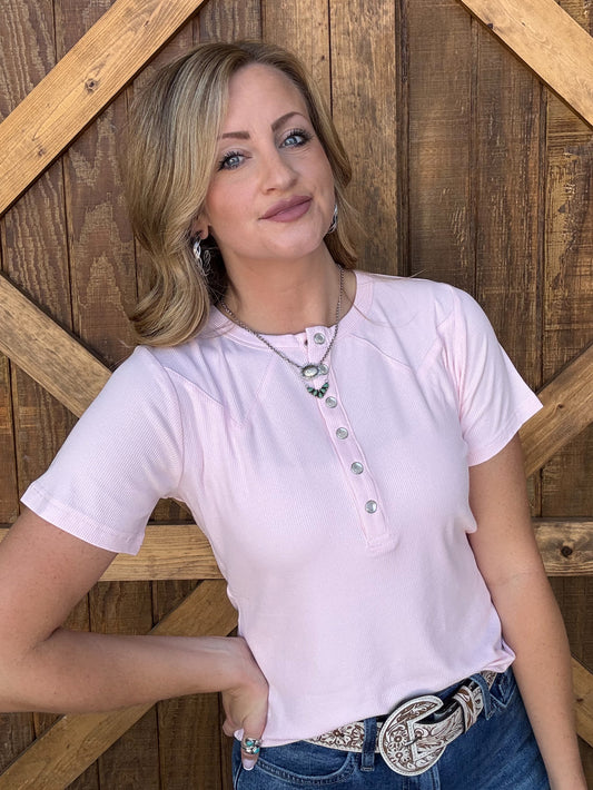 Yoakum Tee *Blush