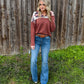 Country Babe Aztec Pullover *Rust