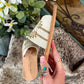 Nadia Fire Aztec Cowhide Slides