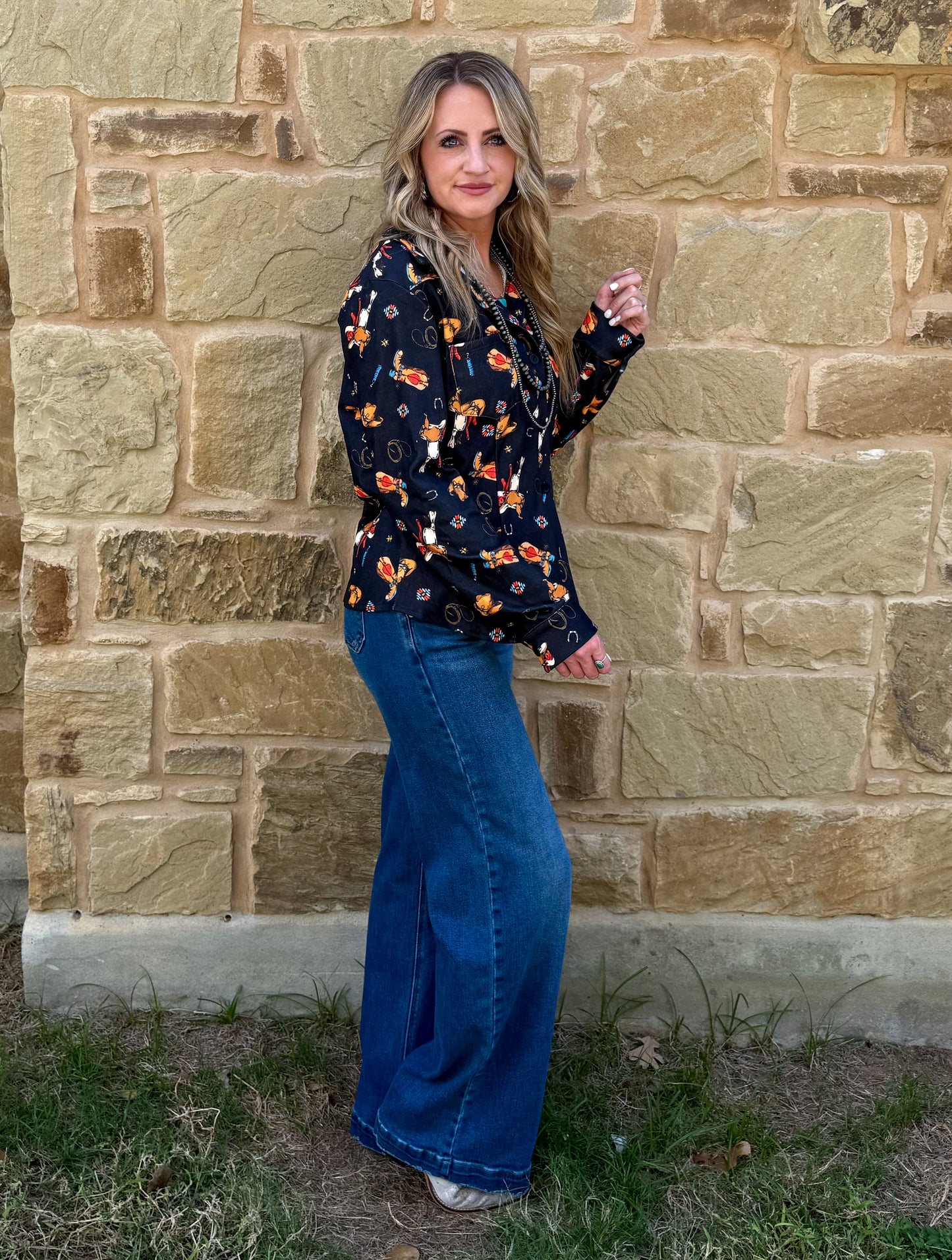 Cowboy Essentials Button-Up Top