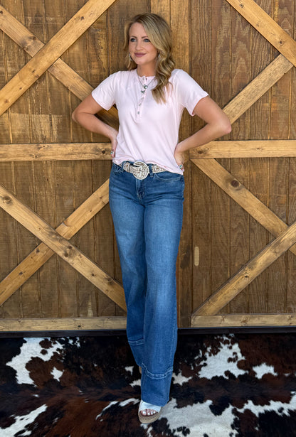 Yoakum Tee *Blush