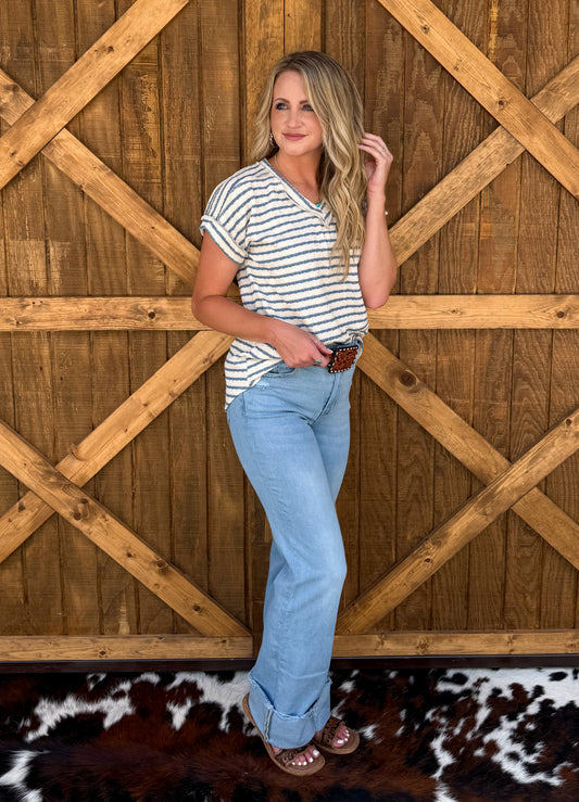 Striped Basic Top