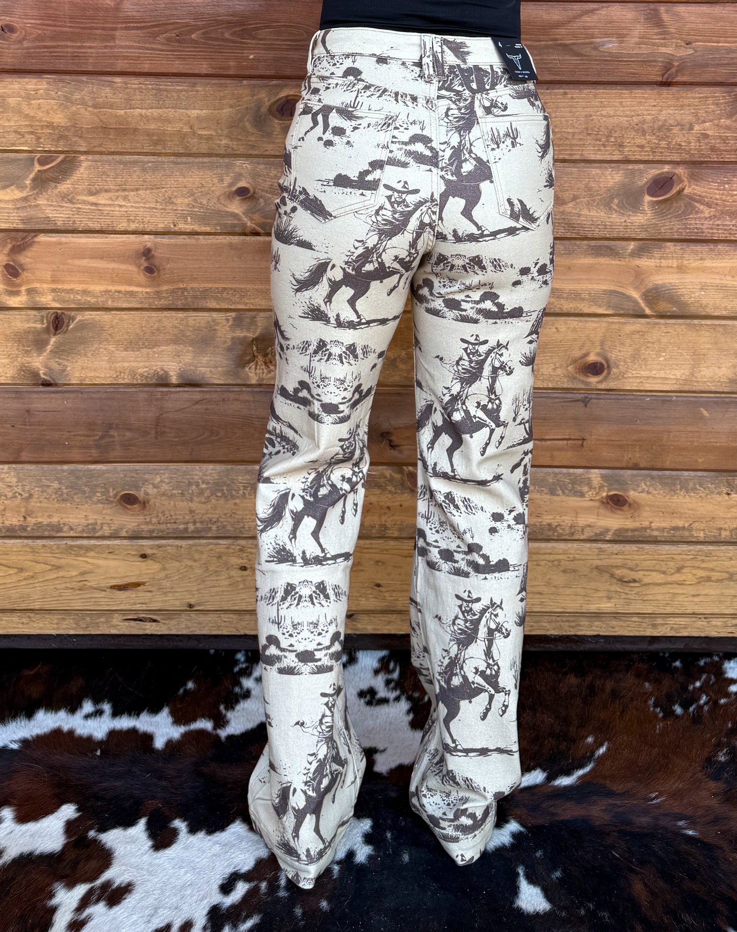 Western Cowboy Trouser Jeans