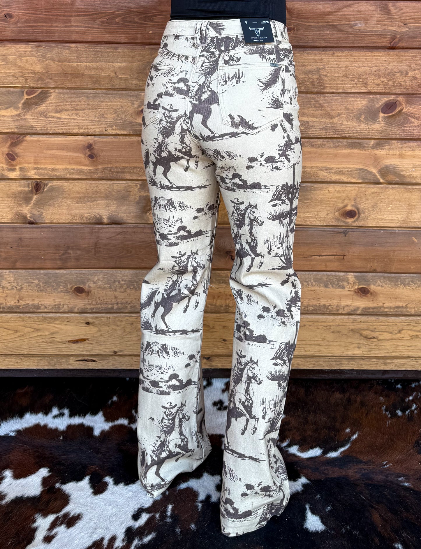 Western Cowboy Trouser Jeans