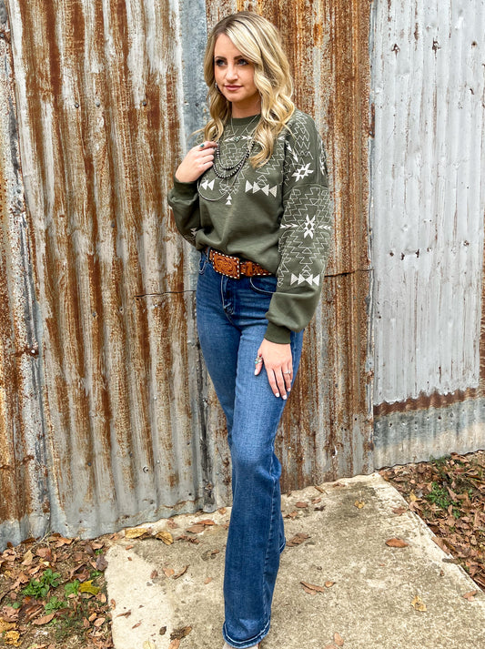 Saddle Ranch Sweater *Agave