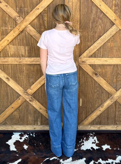 Yoakum Tee *Blush