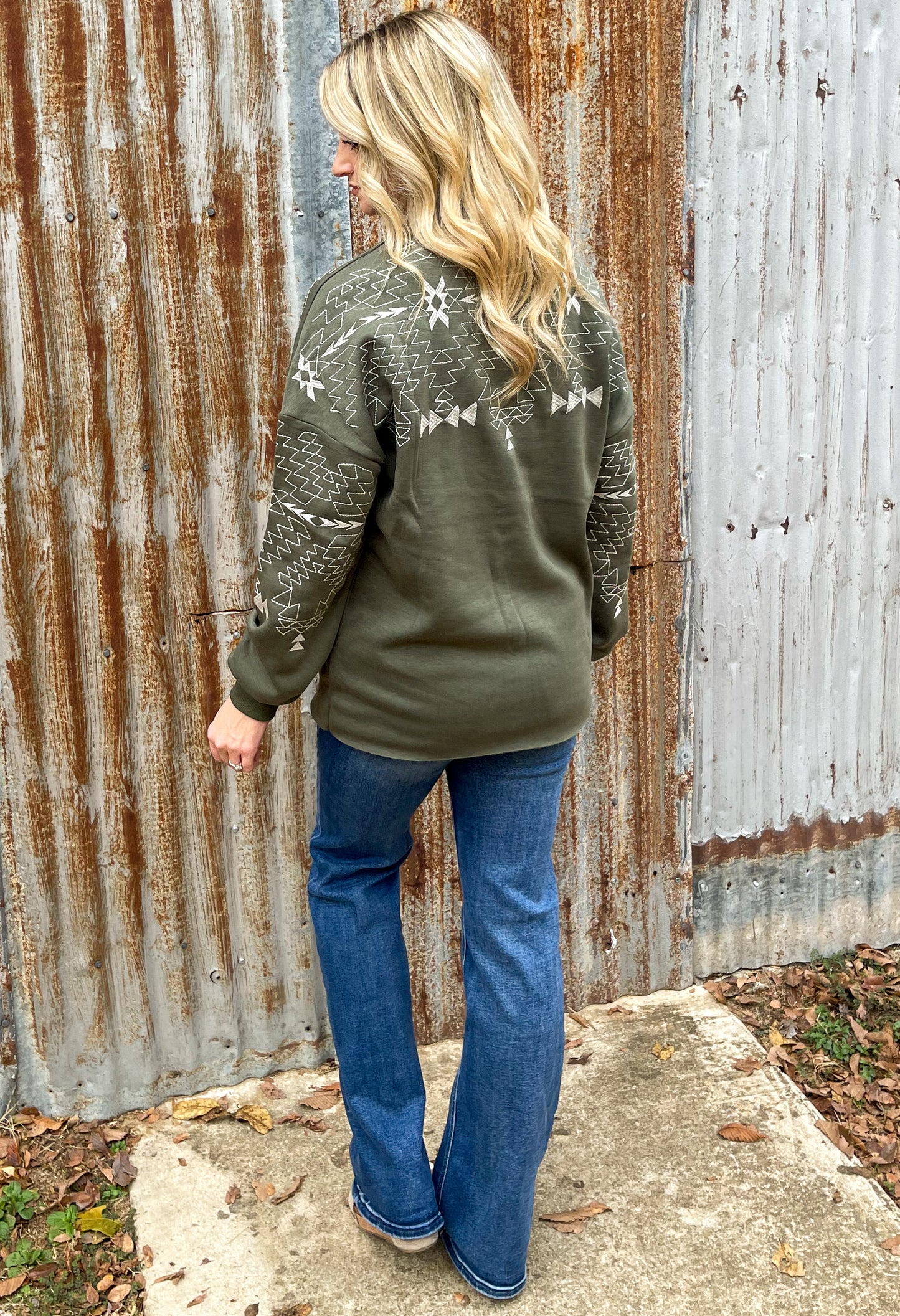 Saddle Ranch Sweater *Agave