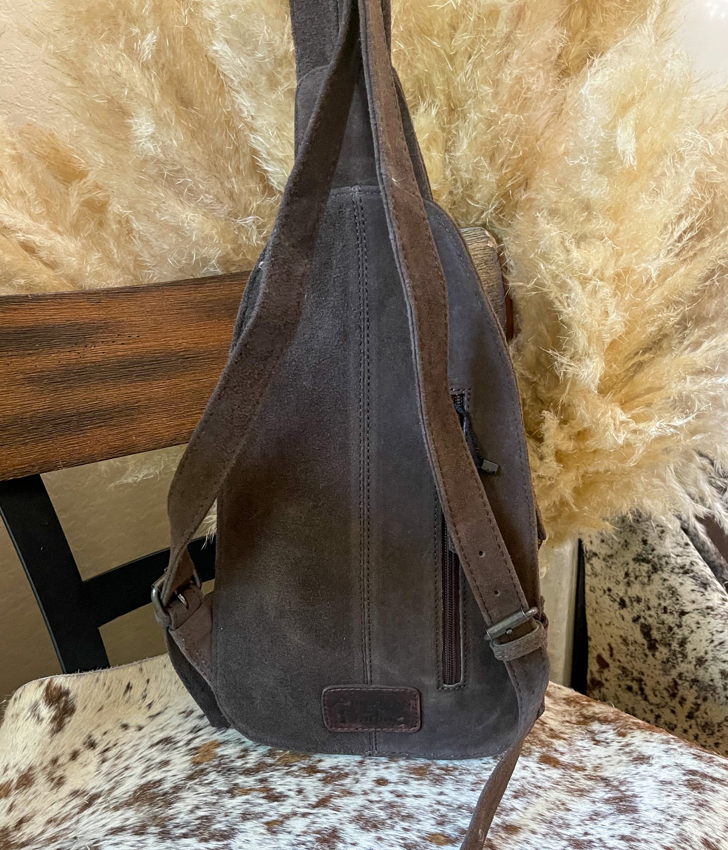 Boot Stitch Backpack - Brown