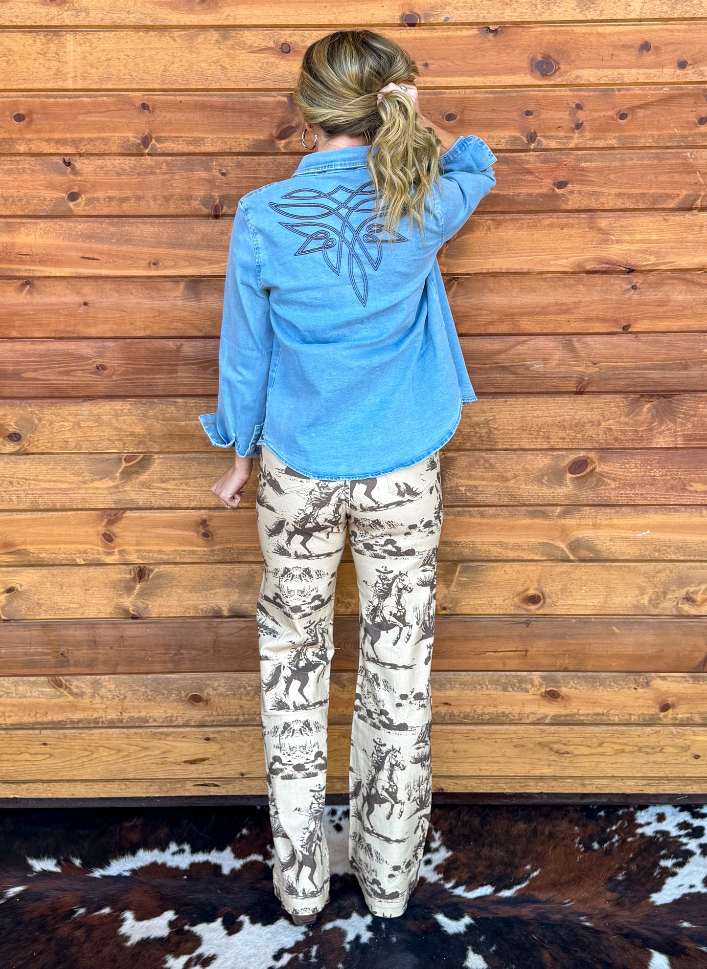 Western Cowboy Trouser Jeans