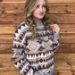 Southern Aztec Sweater *Brown