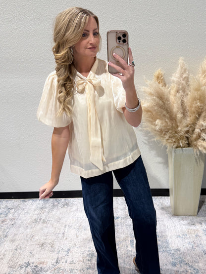 Fancy Cowgirl Blouse *Cream