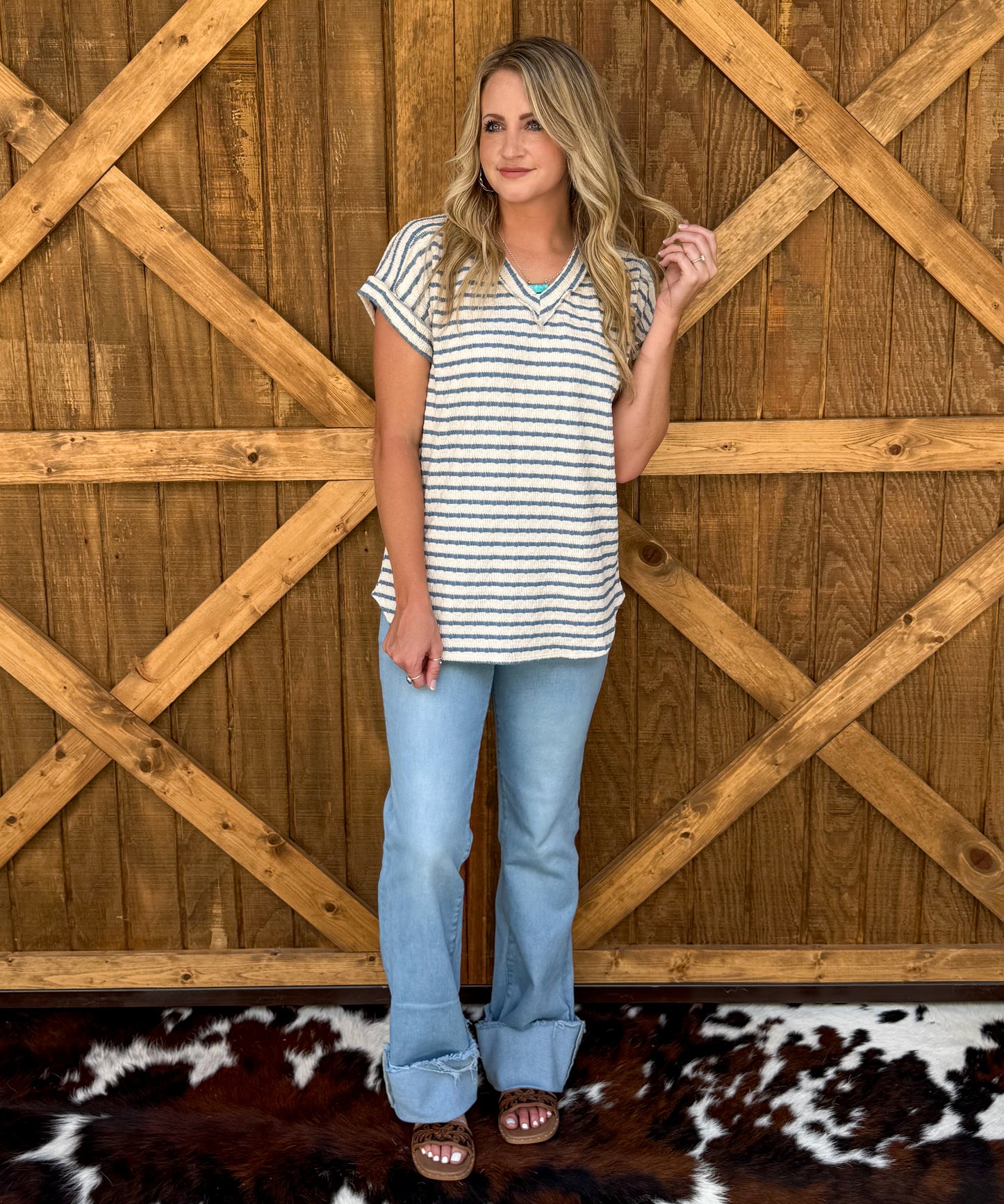 Striped Basic Top