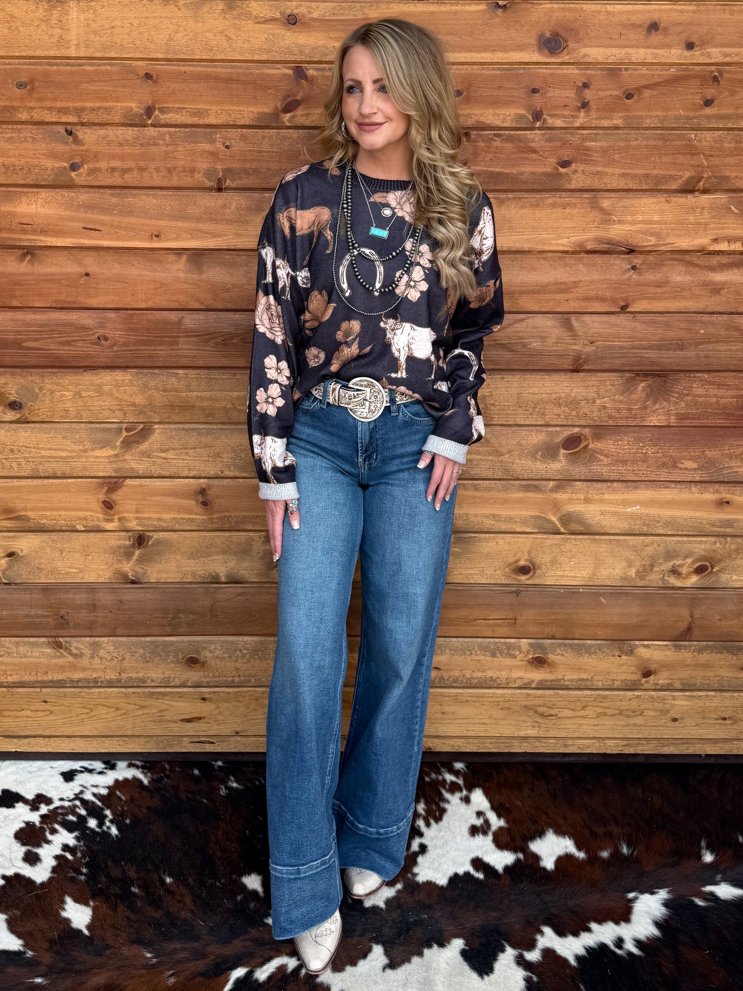 The Floral Bull Long Sleeve