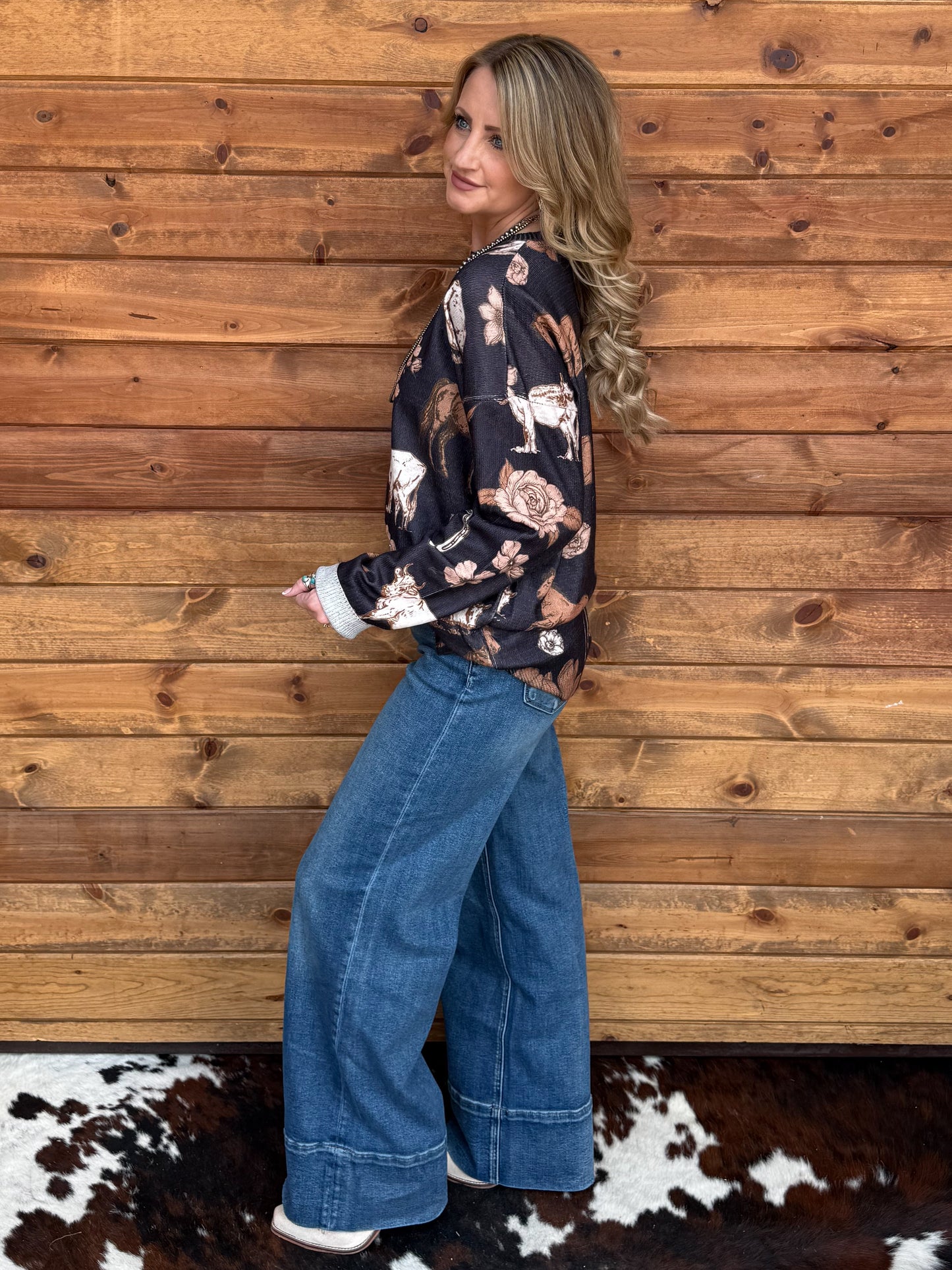 The Floral Bull Long Sleeve