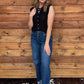 Simple Button-Up Tank *Black