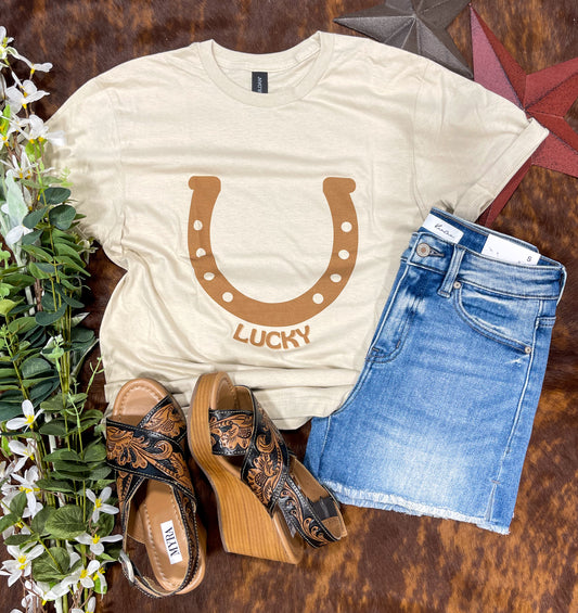 Lucky Horseshoe Tee