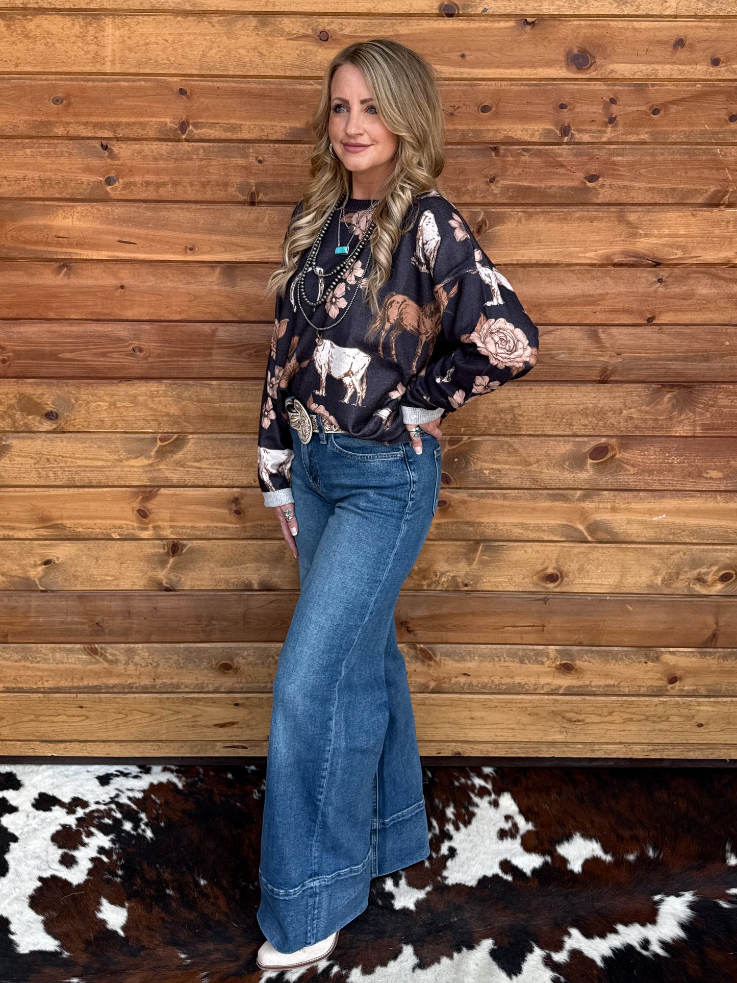 The Floral Bull Long Sleeve