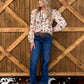 Rose Cowboy Blouse