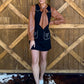 The Boot Stitch Mini Dress *Black