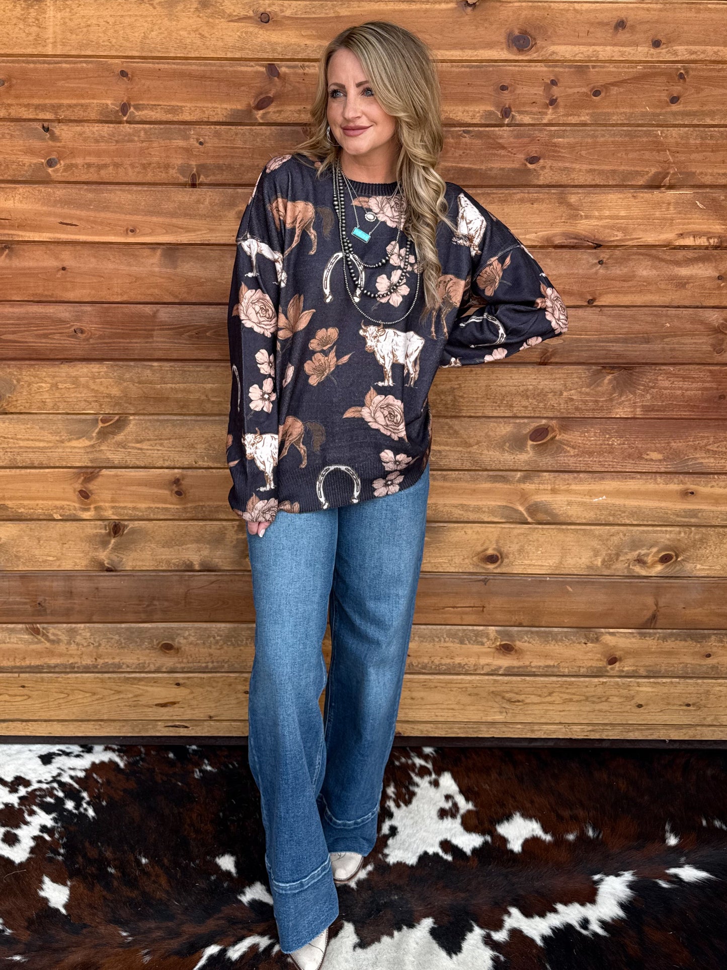 The Floral Bull Long Sleeve