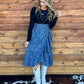 Saddle Up Ruffle Skirt *Navy