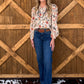 Rose Cowboy Blouse