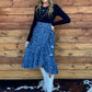 Saddle Up Ruffle Skirt *Navy