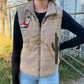 Southern Cactus Puffer Vest *Mocha