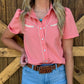 Cowgirl Pearl Snap Top *Peach