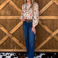 Rose Cowboy Blouse