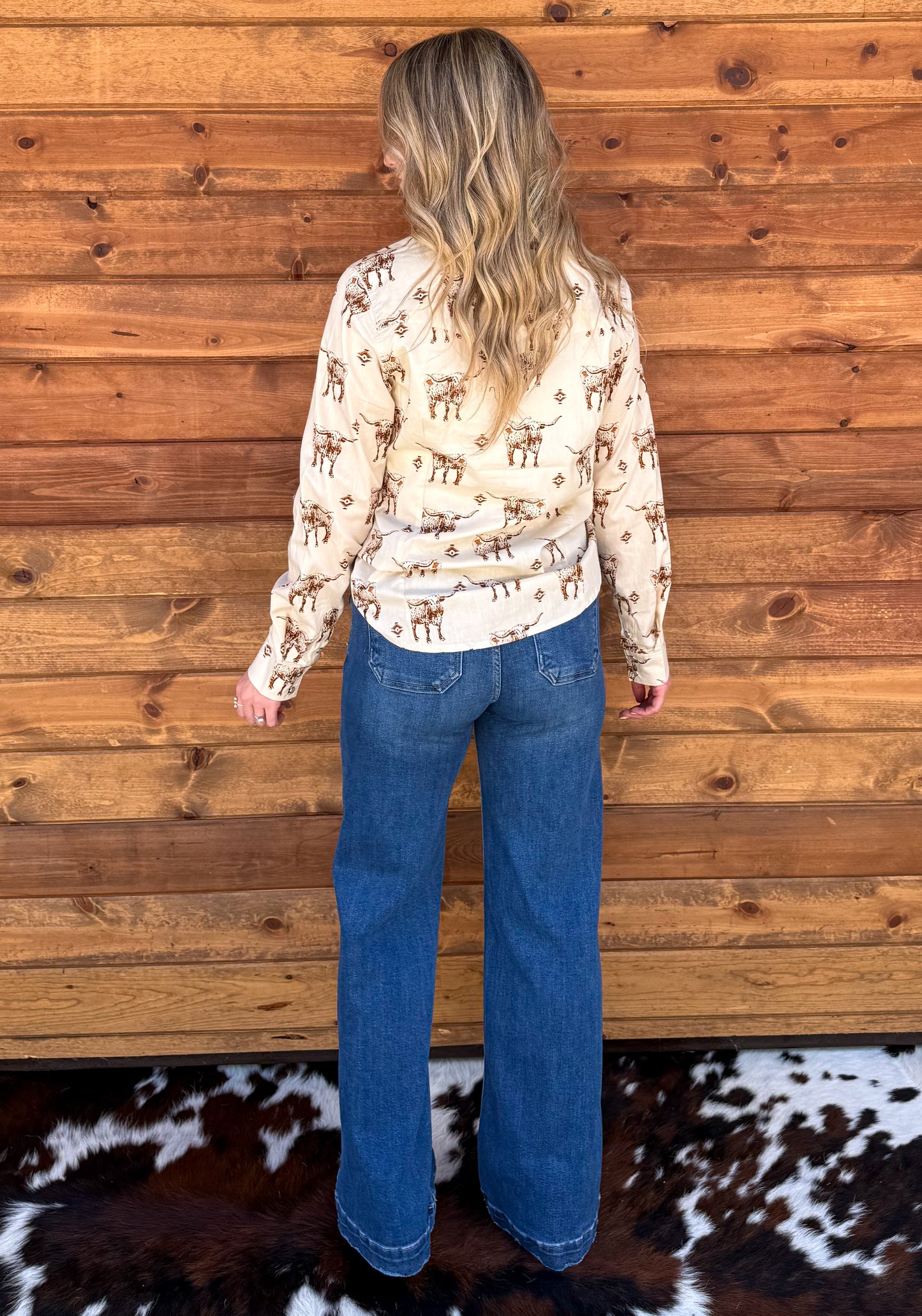 The Stockyards Pearl Snap Top