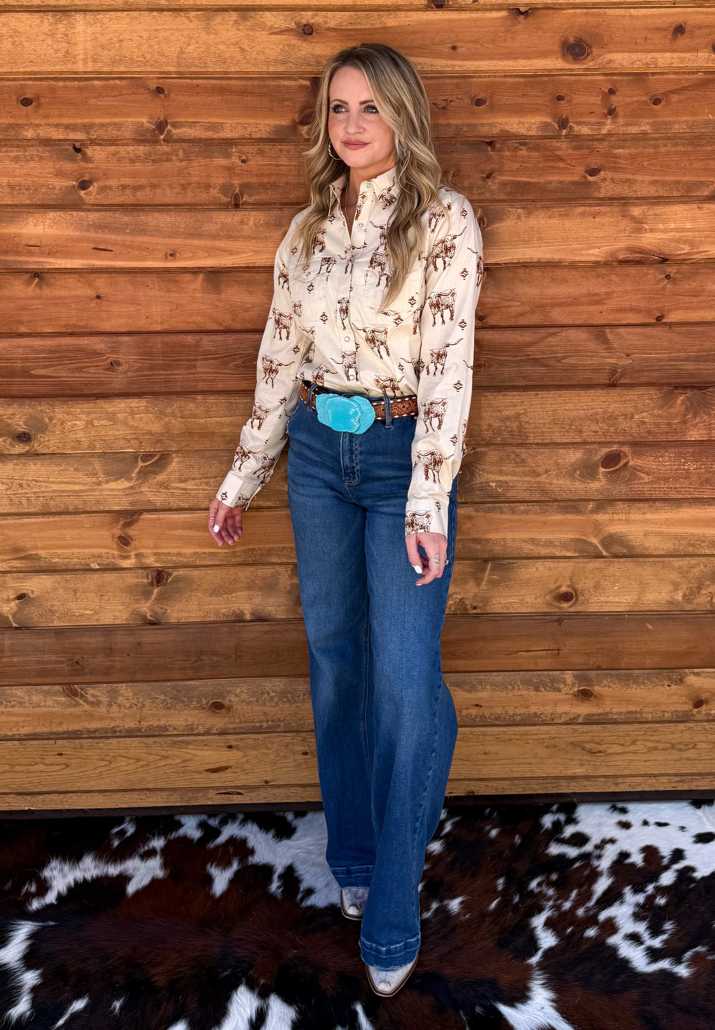 The Stockyards Pearl Snap Top