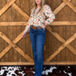 Rose Cowboy Blouse