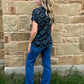 Midnight Aztec Top