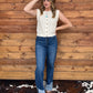 Simple Button-Up Tank *Cream