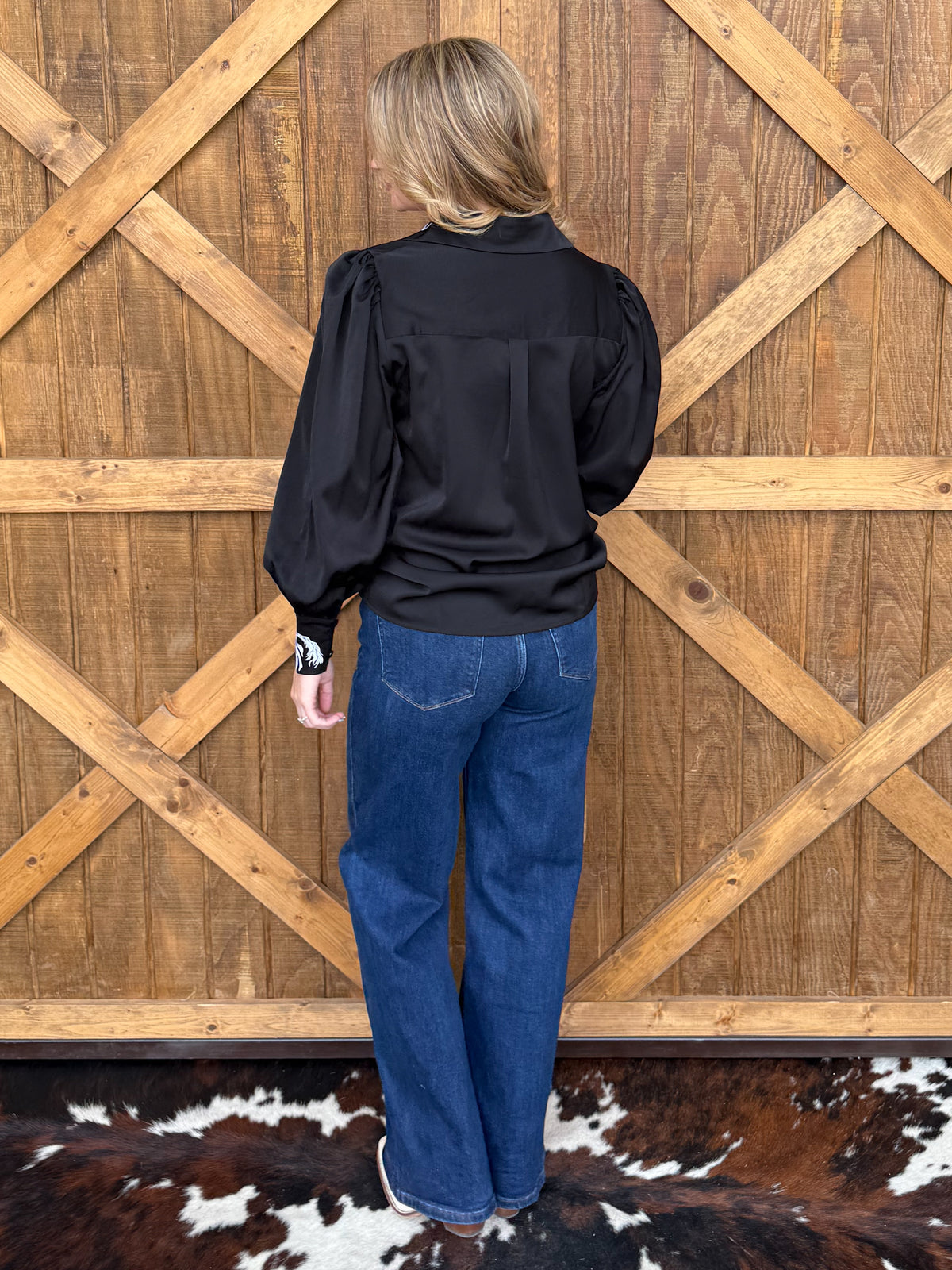Midnight Horses Button-Up