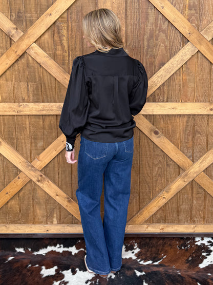 Midnight Horses Button-Up