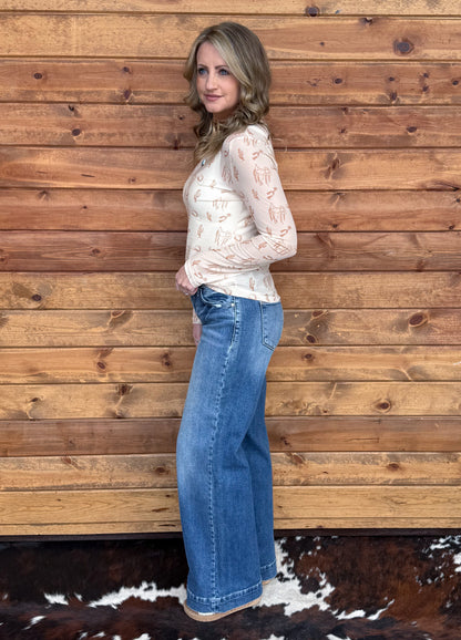 Cowboy Essentials Mesh Top
