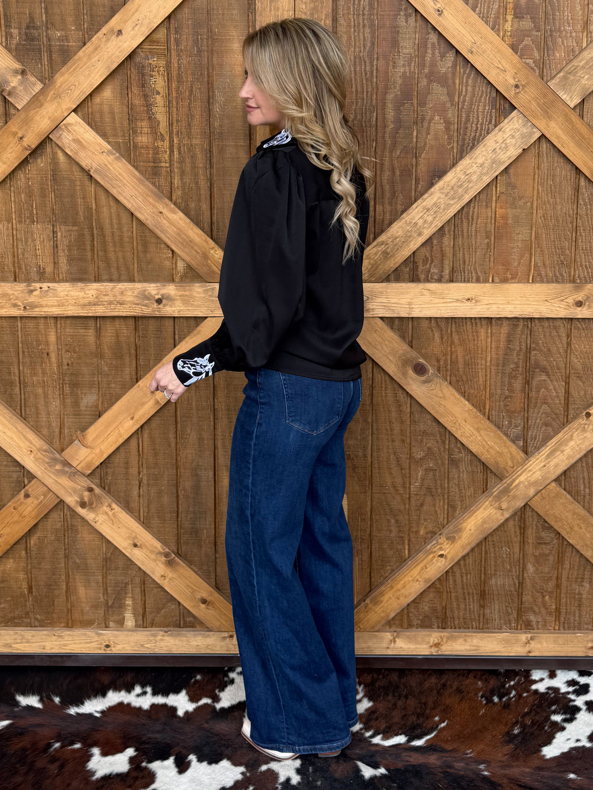 Midnight Horses Button-Up