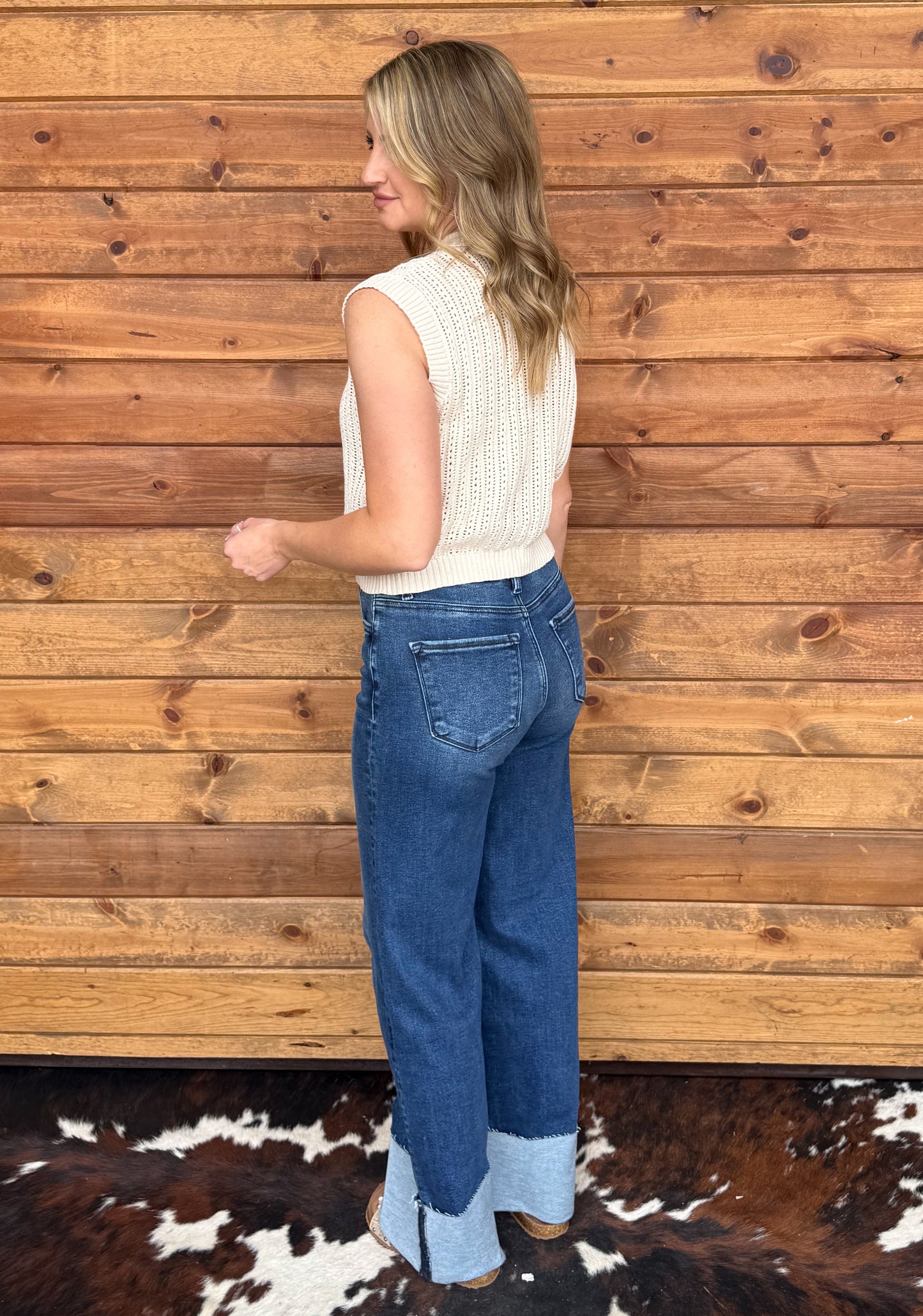 Simple Button-Up Tank *Cream
