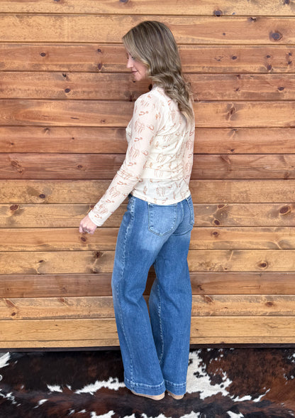Cowboy Essentials Mesh Top